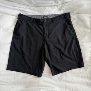 Hurley Black Hybrid Golf Shorts Men’s 38 Performance Stretch Water-Resistant